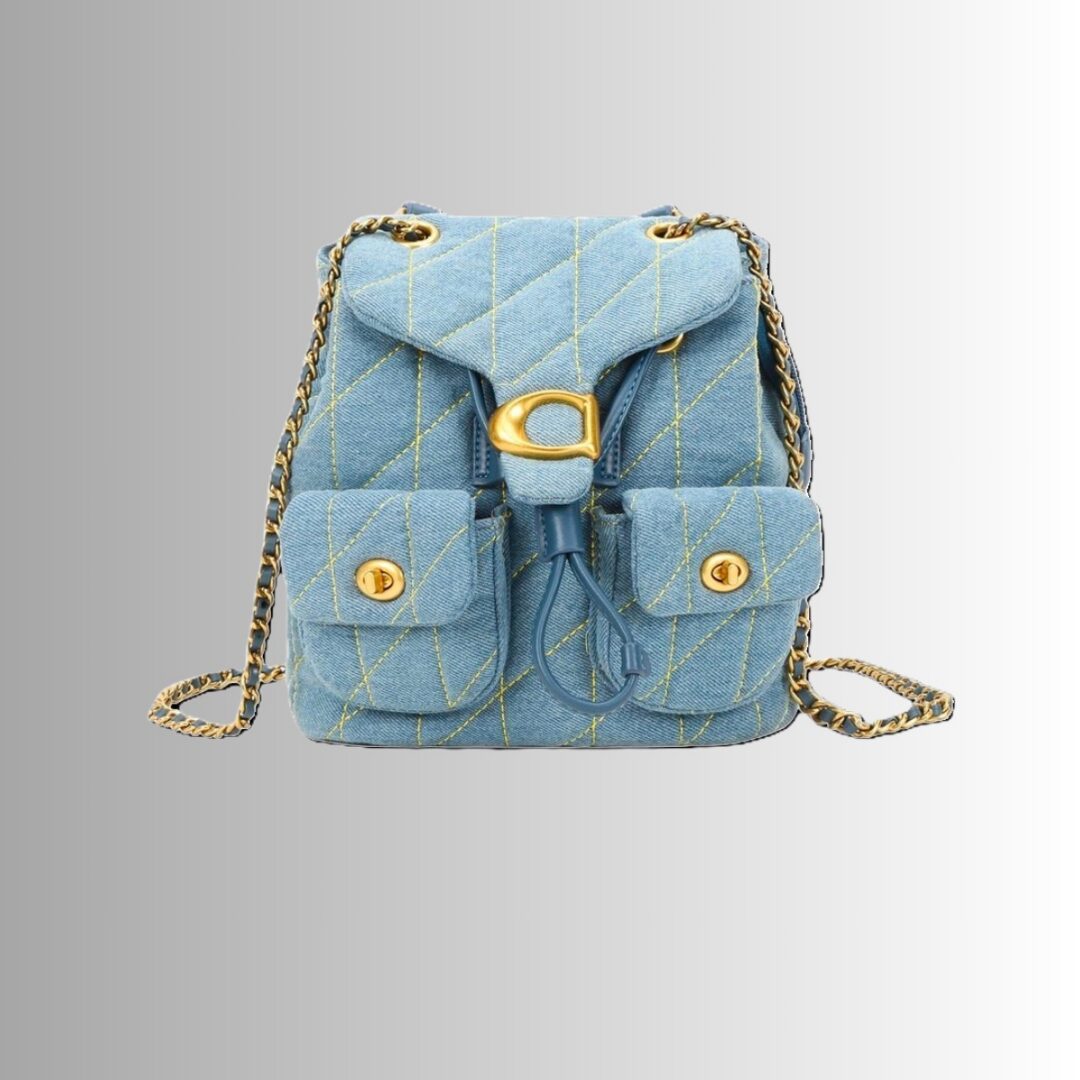 Quilted Chain Mini Backpack