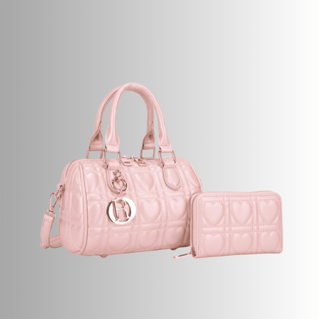 Heart Satchel with Wallet