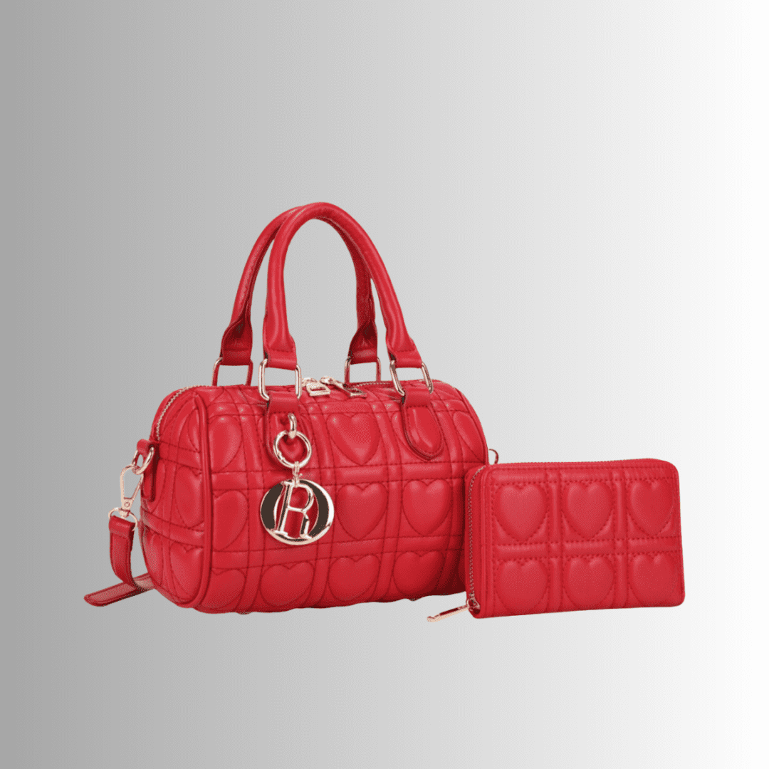 Heart Satchel with Wallet - Image 3