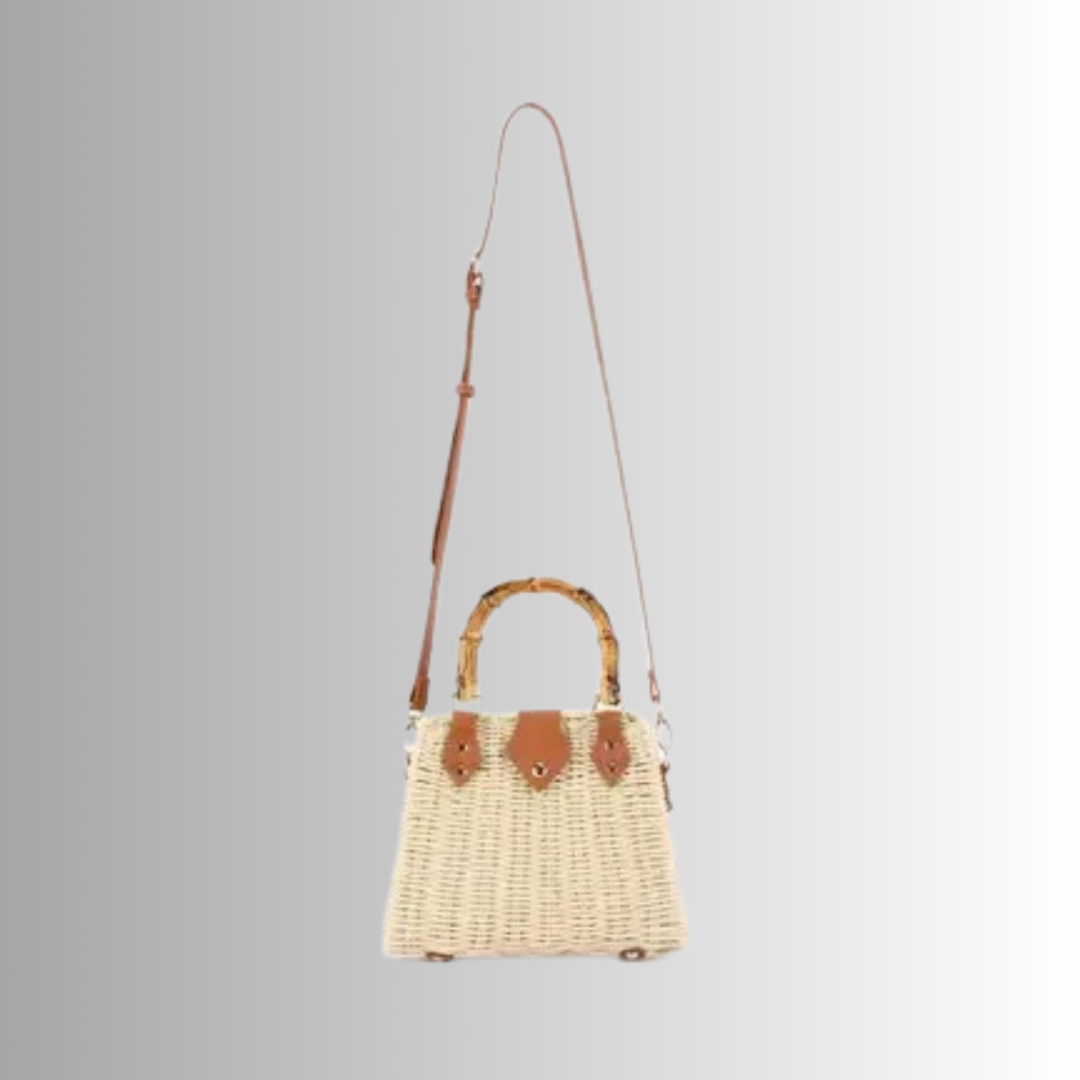 Straw Textured Handbag