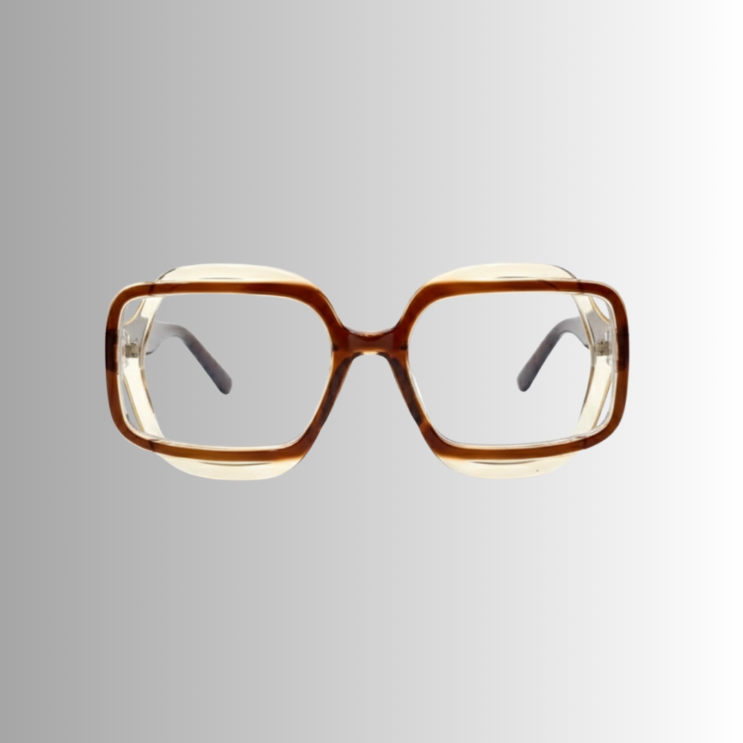 Retro Oversized Square Unisex Glasses