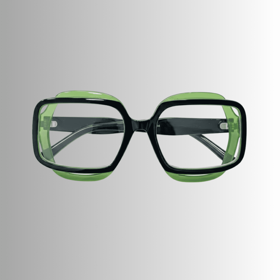 Retro Oversized Square Unisex Glasses - Image 3