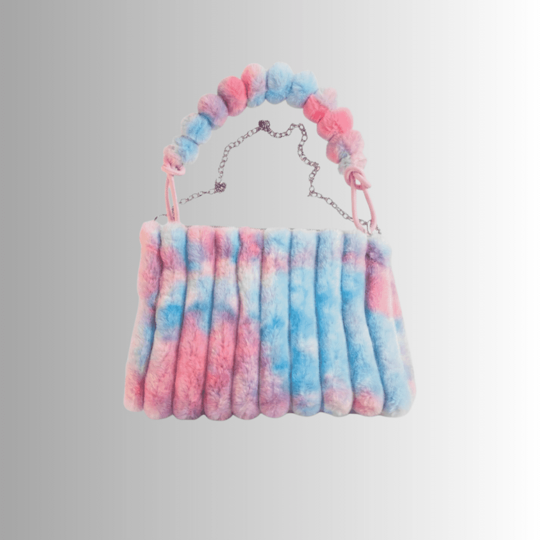 Multi-Colored Faux Shoulder Bag