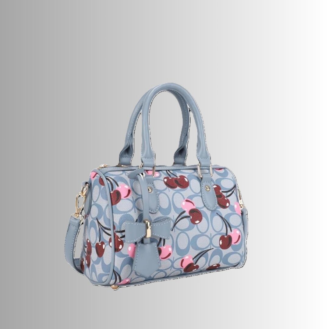 Cherry Print Satchel Bag