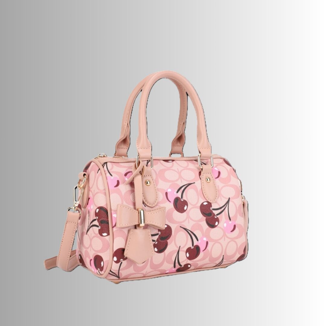 Cherry Print Satchel Bag - Image 2