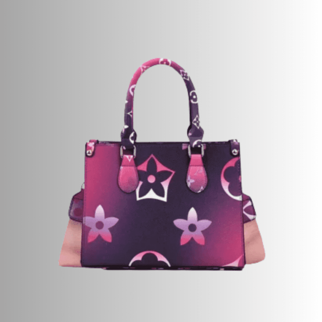 Classic Floral Satchel Bag