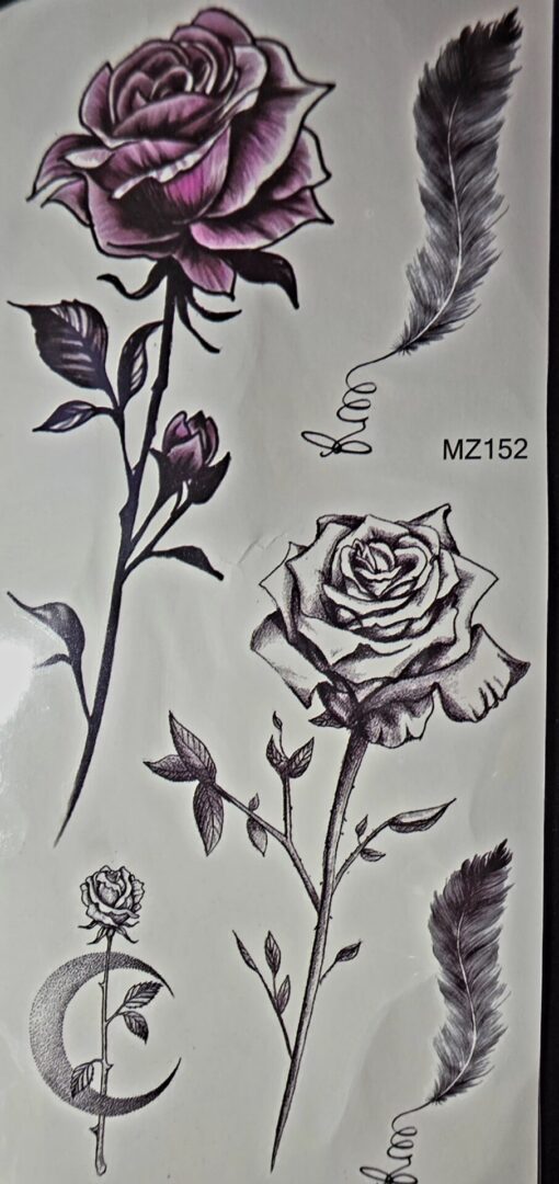 Temporary Flower Tattoos (Small) - Image 9