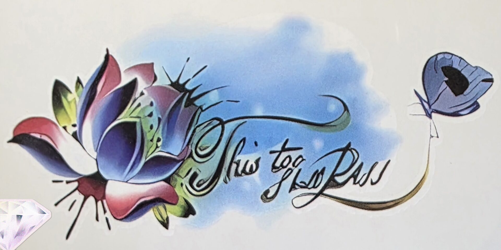 Temporary Flower Tattoos (Small) - Image 5
