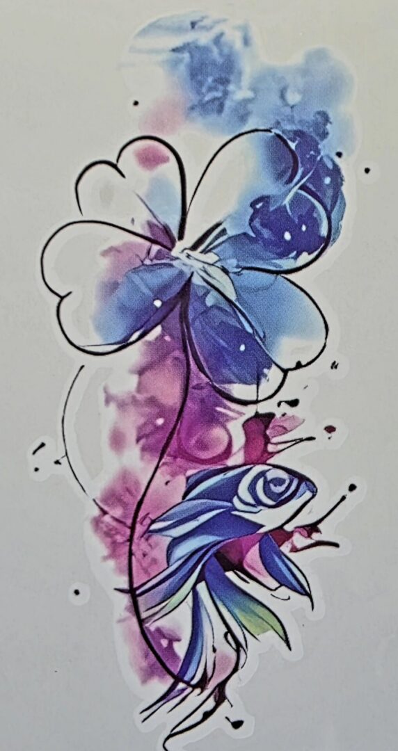 Temporary Flower Tattoos (Small) - Image 6