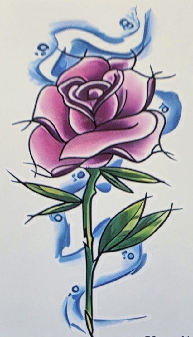 Temporary Flower Tattoos (Small) - Image 7