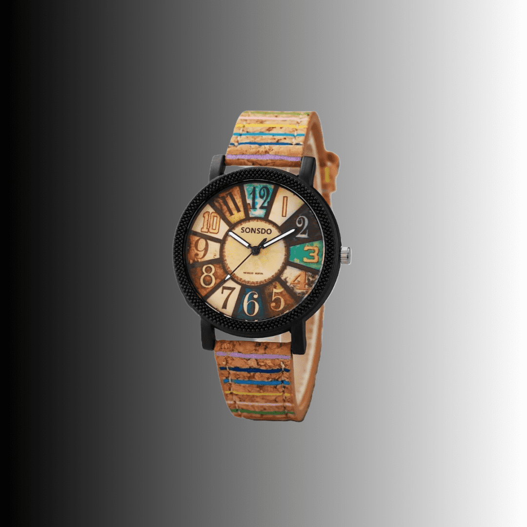 Vintage Compass Quartz Watch