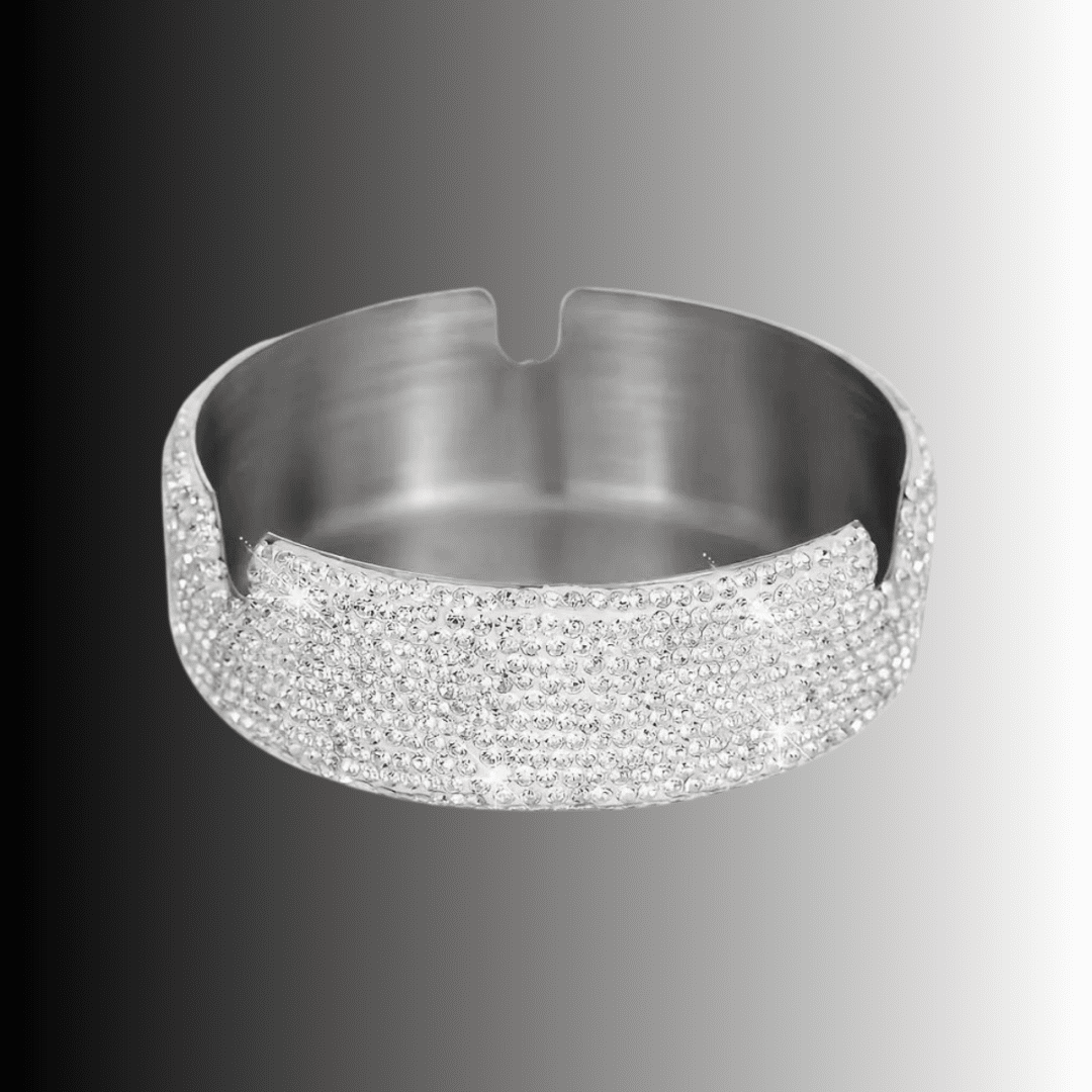Crystal Stainless Steel Ashtray